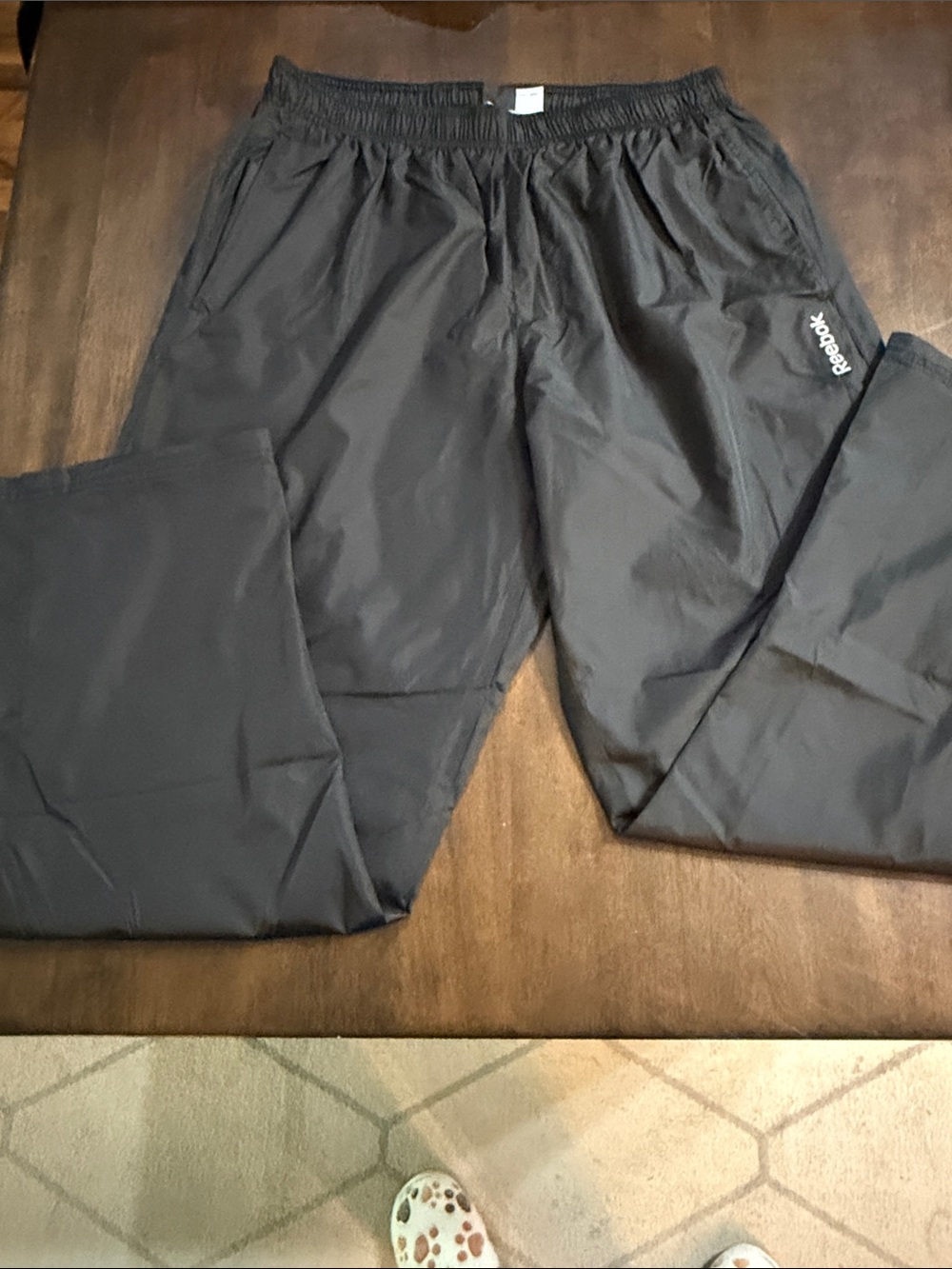 Reebok Men’s Black Elastic Waist Joggers